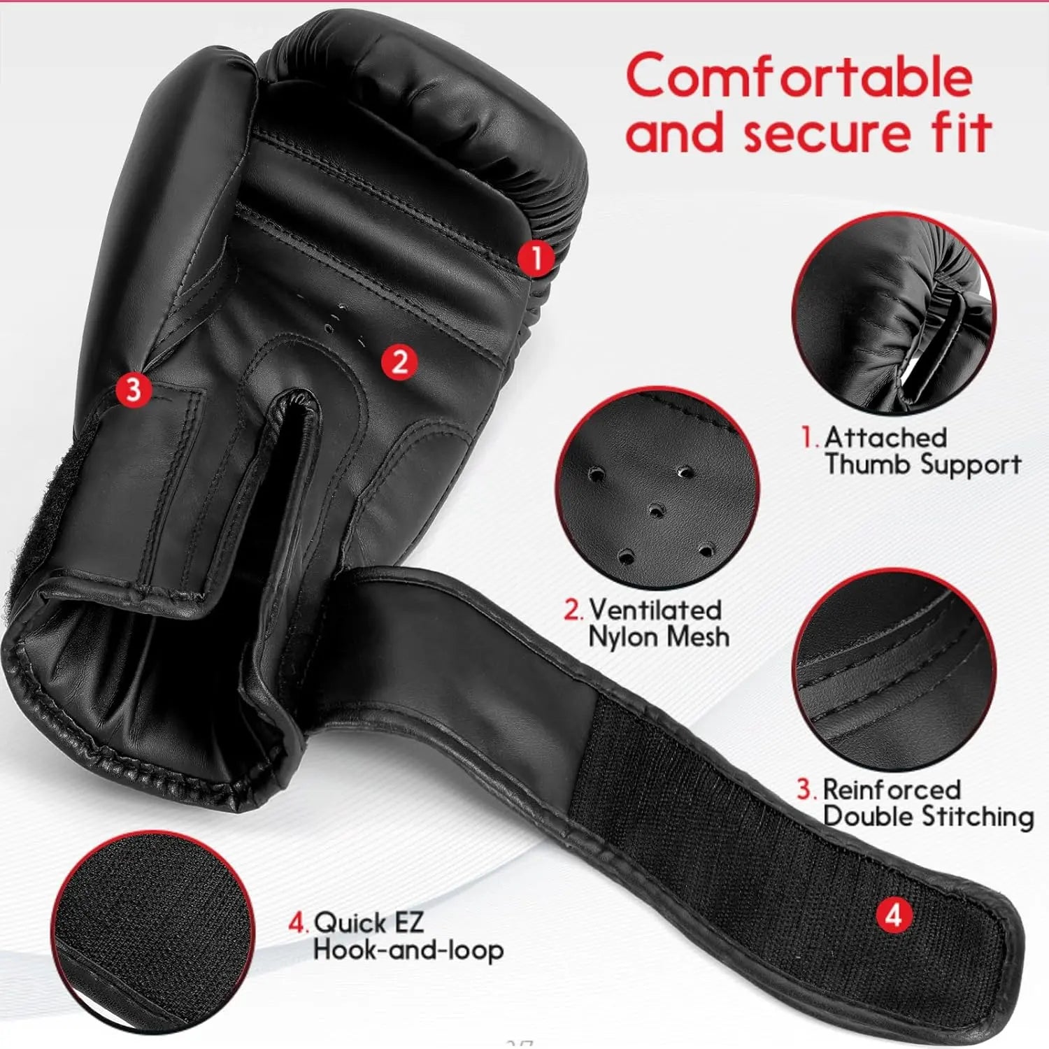 FIVING Boxing Gloves for Boys and Girls,Youth Boxing Gloves for 3-15, Sparring Boxing Gloves for Punching Bag, Kickboxing, Muay Thai, MMA