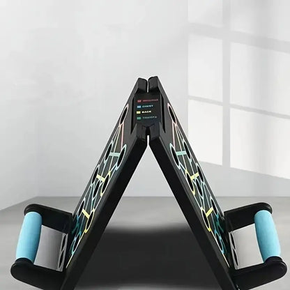 Foldable Push up Board, 5 Counts/Set Multifunctional Fitness Equipment, Home Gym Workout Equipment for Muscle Training, Suitable for Home and Gym Use,At Home Gym Equipment