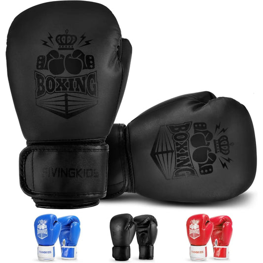 FIVING Boxing Gloves for Boys and Girls,Youth Boxing Gloves for 3-15, Sparring Boxing Gloves for Punching Bag, Kickboxing, Muay Thai, MMA