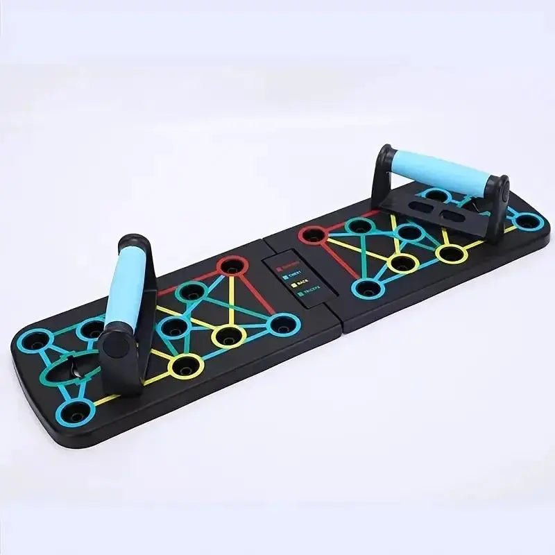 Foldable Push up Board, 5 Counts/Set Multifunctional Fitness Equipment, Home Gym Workout Equipment for Muscle Training, Suitable for Home and Gym Use,At Home Gym Equipment
